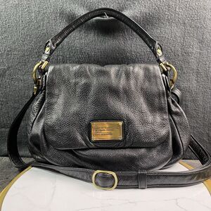 MARC by Marc Jacobs Classic Q Lil Ukita 2way Shoulder Bag Handbag Black Leather